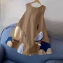 ZANZEA - Camisetas sin mangas con cuello redondo y estampado gráfico para mujer, estilo casual, estilo playero, de corte A