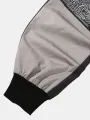 ChArmkpR Erkek Vintage Geometrik Desenli Patchwork Bol Bağcıklı Bel Pantolon