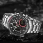 NAVIFORCE Multi-function Men Watch Night Light Waterproof Quartz Watch Timepiece Chronograph Date Sport Watch for Male
