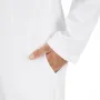 INCERUN Plus Size Men Long Shirt Stand Collar Button Long Sleeve Solid Long Robe Shirts