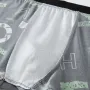 4 calzoncillos bóxer para hombre, ropa interior estampada a la moda, cómodos, transpirables, informales, cortos.