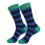 5 Pairs Men's Colorful Striped Funny Novelty Cotton Dress Socks, Cool Design Rich Funky Crew Socks for Men Comfy Breathable Long Socks