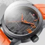 NAVIFORCE Men Sport Watch TPU Strap Simple Dial Quartz Wristwatch Waterproof Watch