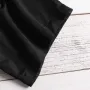 男士夏季短袖黑色條紋襯衫