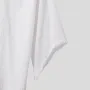 INCERUN - Camiseta de manga corta con cuello en V y bordes sin rematar para hombre, color liso, informal, tallas S-5XL