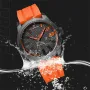 NAVIFORCE Men Sport Watch TPU Strap Simple Dial Quartz Wristwatch Waterproof Watch