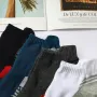5 Çift Erkek Pamuklu Nefes Alabilir Atletik Kısa Çorap, Erkek Alçak Kesim Ter Emici Bilek Çorapları, Yüksek Kaliteli Günlük Yumuşak Yaz Spor Çorapları