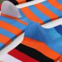 5 pares de calcetines de algodón a rayas para hombre, divertidos, con diseño de bloques de colores brillantes, con personalidad, de tubo medio largo, para monopatín, unisex
