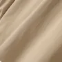 INCERUN 男款純色繫帶泡泡袖寬鬆襯衫
