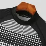 INCERUN Men Tights Skinny Stretch Functional Long Sleeve T-Shirt Fashion Sportwear Crew Neck Black T-shirt for Men, Spring Fall