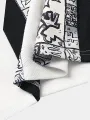 ChArmkpR Mens Tribal Pattern Patchwork Knit Short Sleeve T-Shirts
