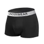 4 piezas de ropa interior para hombre, calzoncillos bóxer de algodón de cintura media, transpirables, cómodos y elásticos, pantalones cortos deportivos.