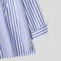 INCERUN Mens Shirt Striped Lapel Collar Long Sleeve Top Shirts Summer Daily Casual Male Clothing Fashion Design Shirts