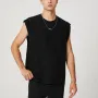INCERUN Mens Shirt Simple Solid Color Shirts Top Sleeveless V-neck Button Men Tops Daily Casual Shirts