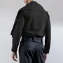 INCERUN Men Fashion Design Long Sleeve Shirt Button Up Comfy Casual Shirt for Mens Plus Size, Spring Fall