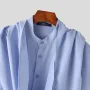 INCERUN Men Fashion Design Long Sleeve Shirt Button Up Comfy Casual Shirt for Mens Plus Size, Spring Fall