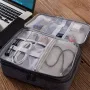 Three Layer Large Capacity Storage Bag Digital Organizer Multifunctional Earphone Charger Data Cable Digital Product Business Trip Portable Handbag