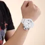 MEGIR Men Multi-functional Watch Sports Chronograph Wristwatch Waterproof Calendar Quartz Watch Comfortable Silicone Strap