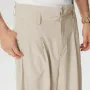 INCERUN Men's High-waisted Solid Wide-leg Trousers Comfy Loose Fit Casual Pants Plus Size