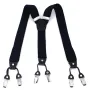 Men's Suspender Business Trousers Strap Clips Braces Vintage Casual Suspensorio Trousers Six-clip Shoulder Straps
