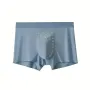 5pcs Men's Antibacterial Underwear, Casual Boxer Briefs Multipack, Ice silk Breathable Comfort Fit Underpants, Elastic Waistband Boxer Trunks Sports Undershorts
