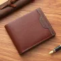 Men's PU Leather Wallet Slim Purses Multifunction Card Holder Large Capacity Bags Coin Purse For Men