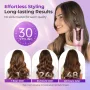 MOERAE Automatic Curling Iron, Curling Iron 23 mm Curling Iron with Negative Ions 3 Temperature Anti-Scald Design Intelligent Automatic Curling Iron