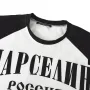 INCERUN - Camiseta informal de manga larga con bloques de color para hombre, estilo holgada, cuello redondo, para carreras, tallas S-5XL