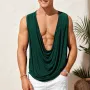 INCERUN Men's Fashion Soft Comfort Stacked V-neck Tanks