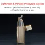 Folding Stretching Presbyopia Glasses Portable Anti Blue Light Reading Glasses Ultra-light Anti-fatigue Presbyopia Glasses Lighter Case