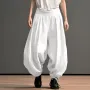 INCERUN Mens Trendy Wide Leg Pants Solid Color Casual Loose Foots-binding Pants Plus Size, Spring Fall, S-5XL