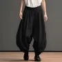INCERUN Mens Trendy Wide Leg Pants Solid Color Casual Loose Foots-binding Pants Plus Size, Spring Fall, S-5XL