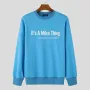 INCERUN Mens Letter Print Long-Sleeve Pullover Fashion Daily Casual Classic Basics Crew Neck Pullover Hoodies for Men Large Size S-5XL