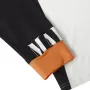INCERUN - Camiseta informal de manga larga con bloques de color para hombre, estilo holgada, cuello redondo, para carreras, tallas S-5XL