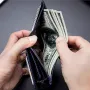 BULLCAPTAIN Genuine Leather Men Short Wallet Casual Business Clutch Male Coin Purse Hasp Zipper Card Holder Money Clip