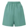 ZANZEA Women Commute Back Elastic Waist Solid Summer Casual Skirt Shorts