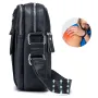 BULLCAPTAIN Men's Casual Shoulder Bag High Quality Business Messenger Bag Cowhide Leather Mini Pocket Large Capacity Bag for Men