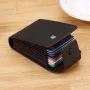 Men Genuine Leather Credit Card Holder Wallet Men Multi Card Slot ID Credit Case Card Case Money Bag Coin Purse Pocket Bag