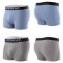 5 calzoncillos tipo bóxer para hombre, transpirables, suaves, cómodos y agradables al tacto, con cintura elástica.