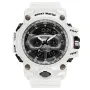 SANDA Men's Waterproof Sport Watch Fashion Big Dial Quartz Watches Dual Display Wrist Watch