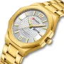 CURREN Men's Stainless Steel Quartz Watch Waterproof Calendar Business Casual Wristwatch Fashion Design with Watch Box