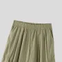 INCERUN Men Casual Wide Leg Pants Lightweight Solid Color Loose Fit Straight Wide-leg Trousers for Men, Plus Size S-5XL
