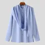 INCERUN Men Fashion Design Long Sleeve Shirt Button Up Comfy Casual Shirt for Mens Plus Size, Spring Fall