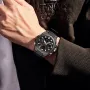 SANDA Men Quartz Watch Waterproof Sport Wristwatches Multifunctional Outdoor Luminous Electronic Watch - Dual Display, Calendar, Alarm Clock, Stopwatch
