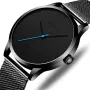 CRRJU Men Watches Luxury Business Quartz Watch Fashion Waterproof Wristwatch, Ideal choice for Gifts