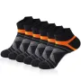 5 Pairs Men's High Quality Breathable Ankle Socks Summer Outdoor Casual Athletic Short Sports Socks for Running Size 38-45 Comfortable