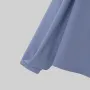 INCERUN Men Shirts Casual Blue Shirts Daily Long Sleeve White Shirts Solid Color V-neck Orange Shirts Summer Comfy Top with Breast Pocket