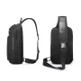 BANGE Chest Bag Men Casual Crossbody Bag Waterproof Shoulder Satchel Multi-Pockets Large Capacity Men's Bag