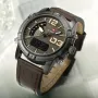 NAVIFORCE Fashion Sport Watches Analog Date Clock Men Quartz Watch Luminous Waterproof Genuine Leather Strap Wristwatch for Male
