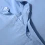 INCERUN Men Breathable Stand-up Collar Silky Solid Color Shirts